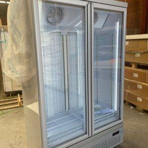 Commercial Display Double Door Freezer