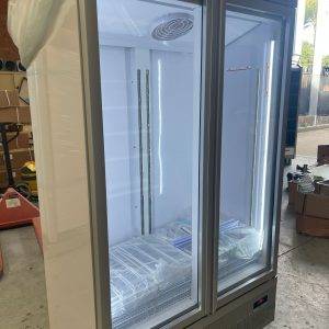 Commercial Display Double Door Freezer