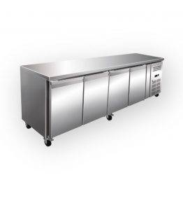 Bench Top Stainless Steel Fridge with Four Doors