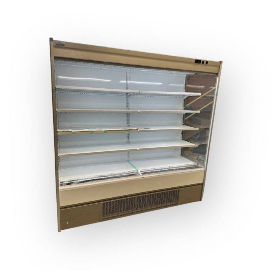 Open Display Fridge for Convenience Store and Supermarket (White/Grey 2560mm) Copy